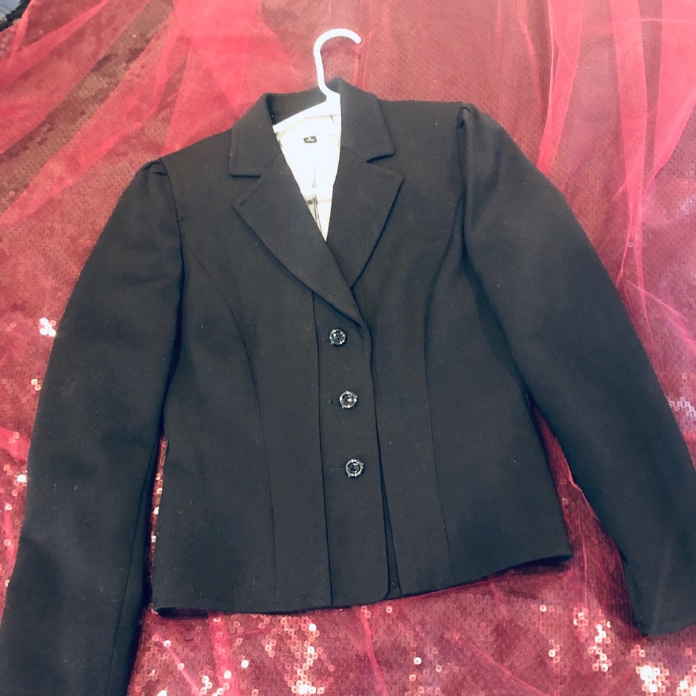 Tahari Arthur S. Levine Womens Blazer Black Size 4